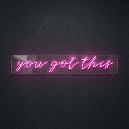 You Got This Wall Decor LED Neon Sign - 02 High-Converting Product Image
