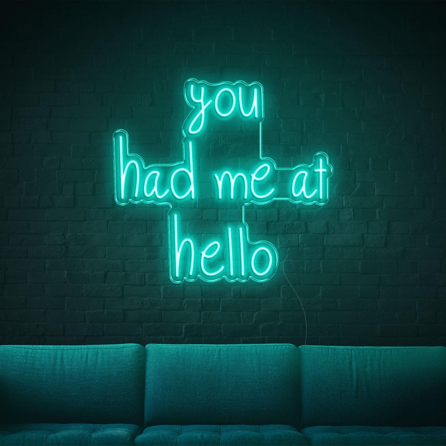 You Had Me At Hello Red Led Neon Sign For Indoor Living Room | Shineneon