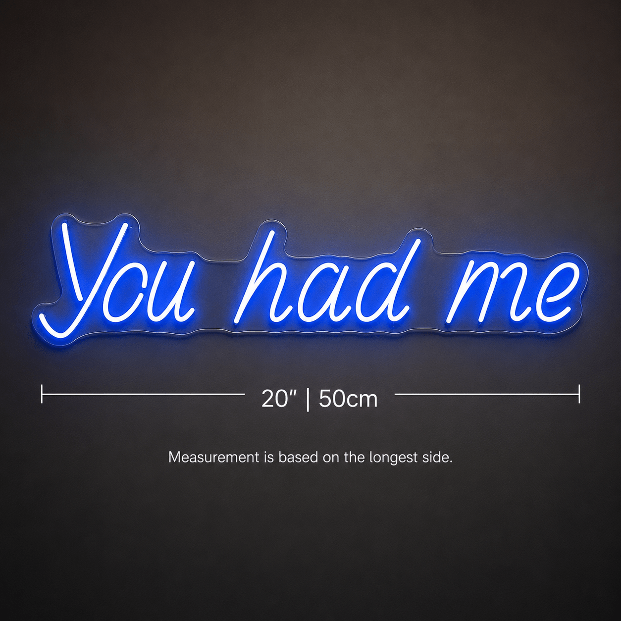 You Had Me LED Neon Sign - Shineneon