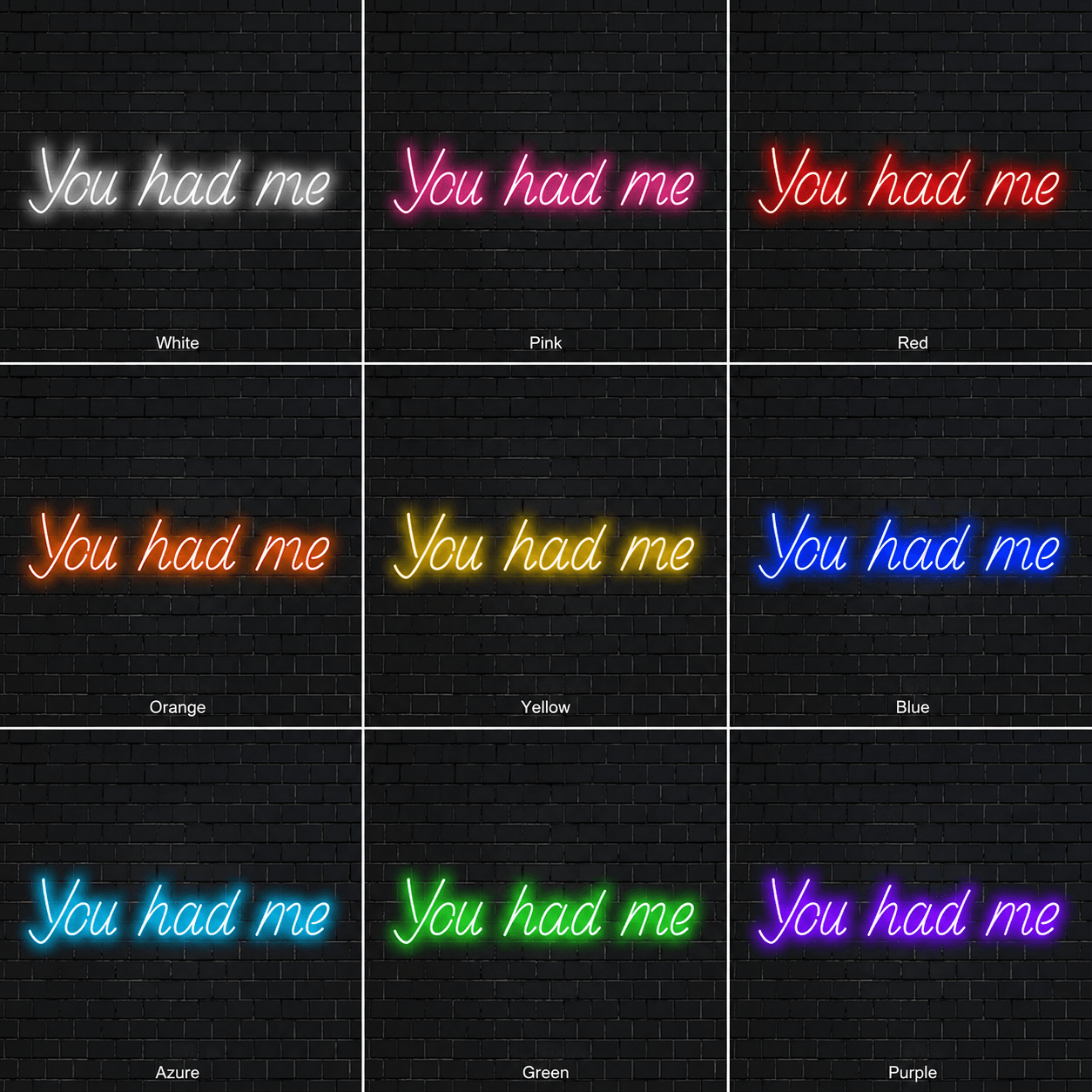 You Had Me LED Neon Sign - Shineneon