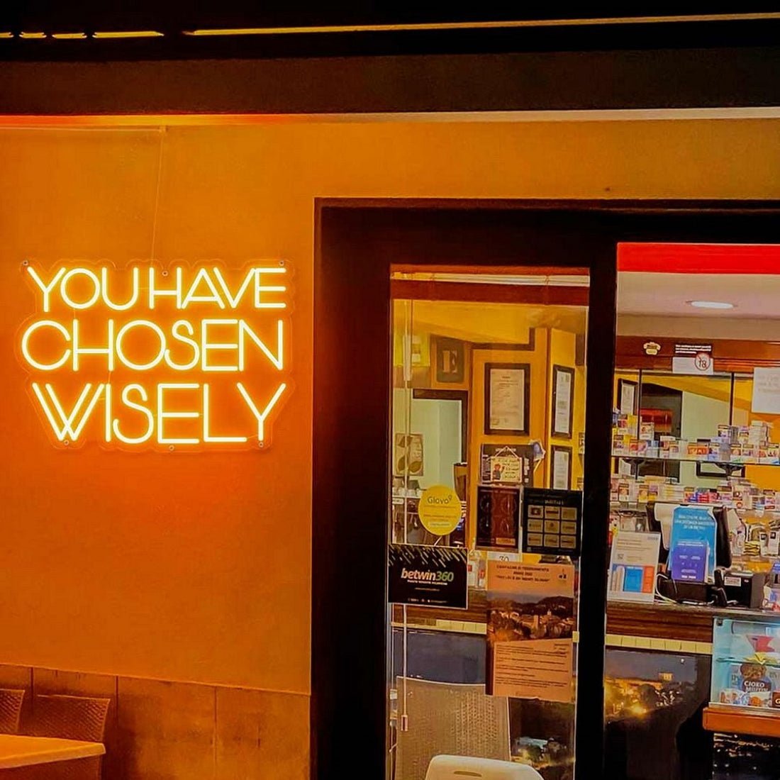 You Have Chosen Wisely Led Sign Business Neon Sign - Shineneon