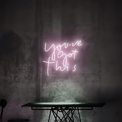 You Have Got This Illuminate Your Space With Confidence And Neon Glow | Shineneon