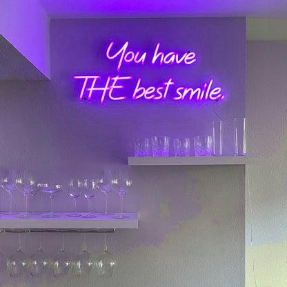 You Have The Bestest Smile Led Neon Sign | Shineneon