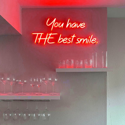 You Have The Bestest Smile Led Neon Sign | Shineneon