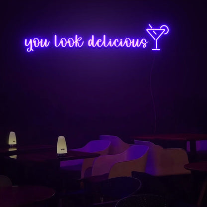 You Look Delicious Led Neon Sign For Home Party - Shineneon