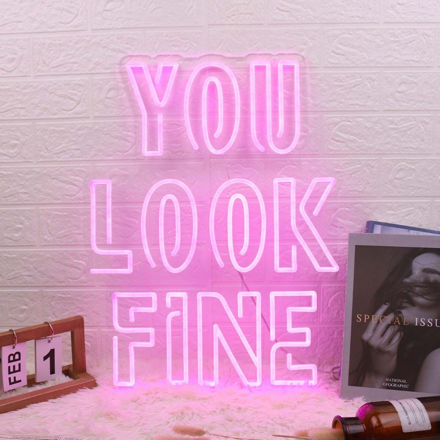 You Look Fine Pink Custom Led Neon Sign | Shineneon