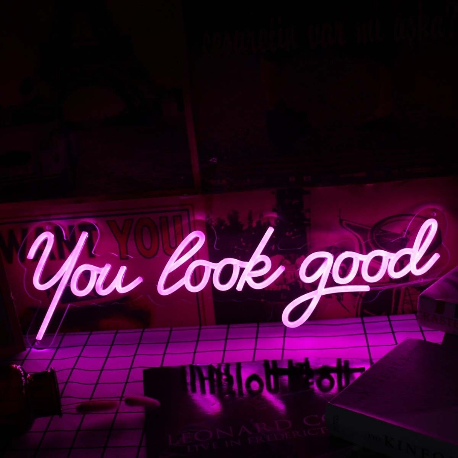 You Look Good Pink Led Neon Sign - Shineneon
