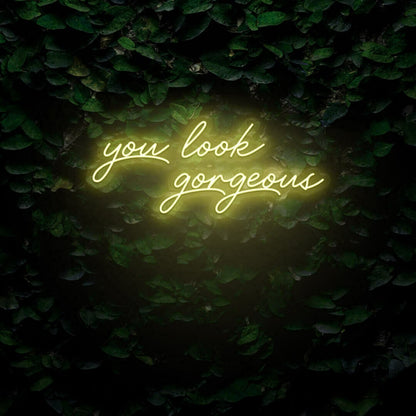 You Look Gorgeous Led Sign | Shineneon