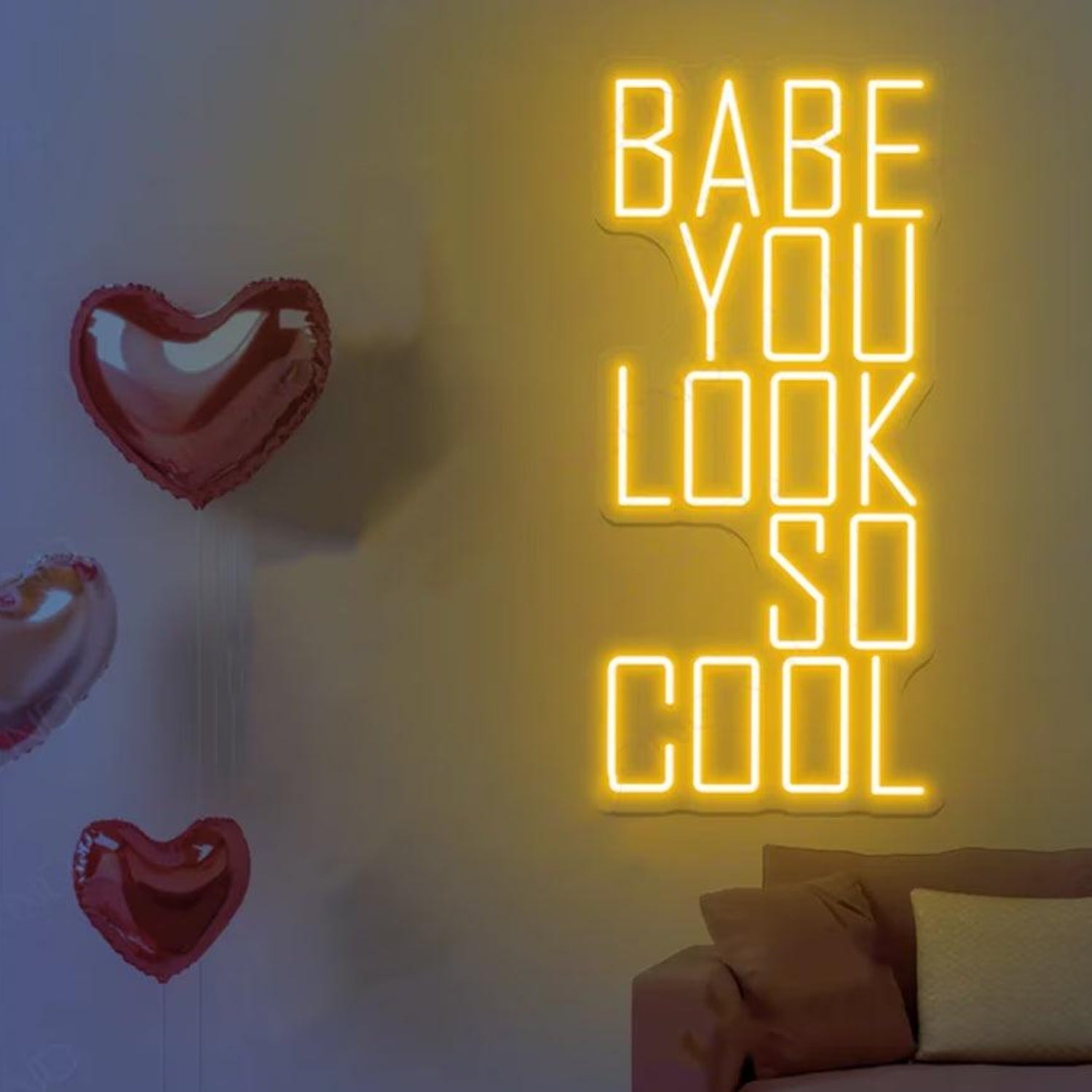 You Look So Cool Babe Valentines Day Led Neon Sign | Shineneon