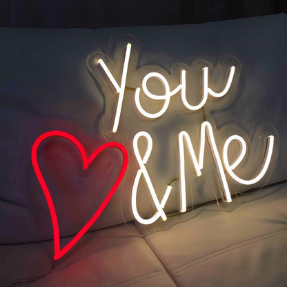 You Love Me Heart Wedding Neon Sign | Shineneon