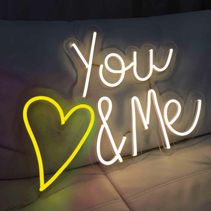 You Love Me Heart Wedding Neon Sign | Shineneon