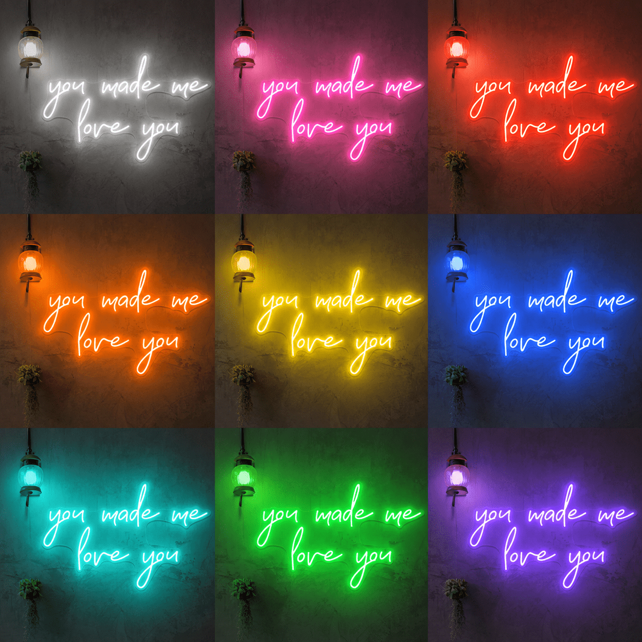 You Made Me Love You LED Neon Sign - Shineneon