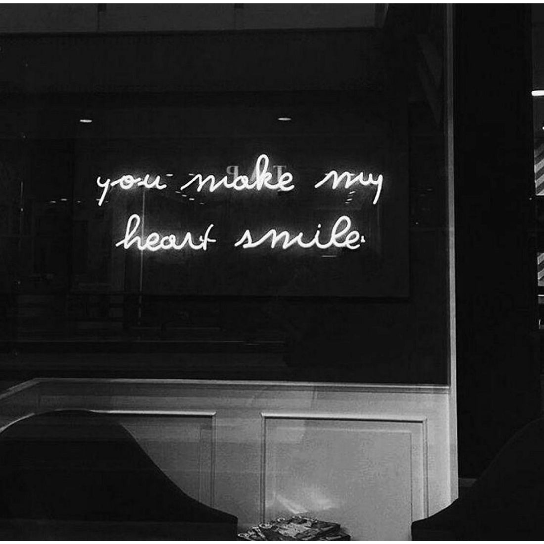 You Make My Heart Smile Led Sign Business Neon Sign