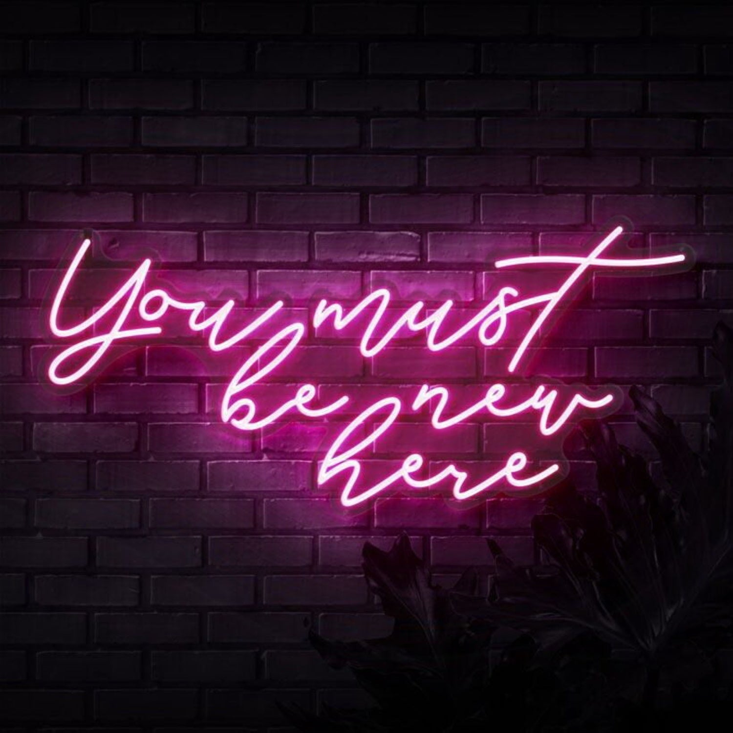 You Must Be New Here Led Neon Sign - Shineneon
