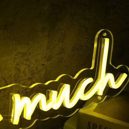 You Play Too Much Yellow Led Neon Sign - Shineneon
