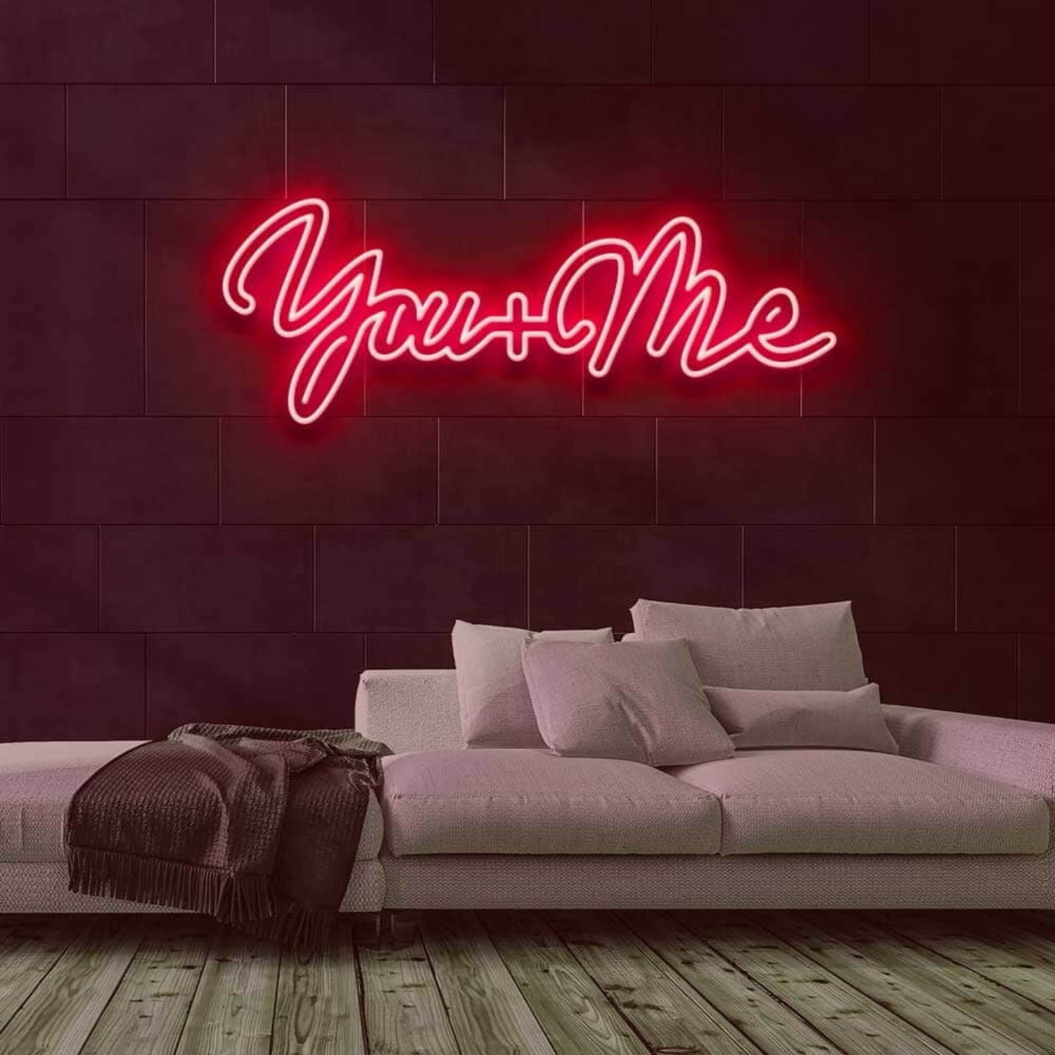 You Plus Me V1 Neon Sign | Shineneon
