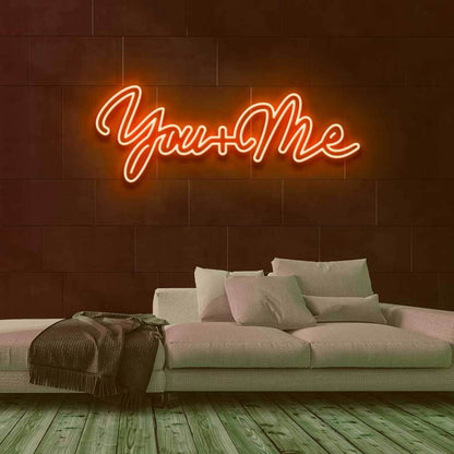 You Plus Me V1 Neon Sign | Shineneon