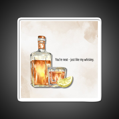 You Re Neat Just Like My Whiskey Drink Bar Led Neon Sign Rgb Color