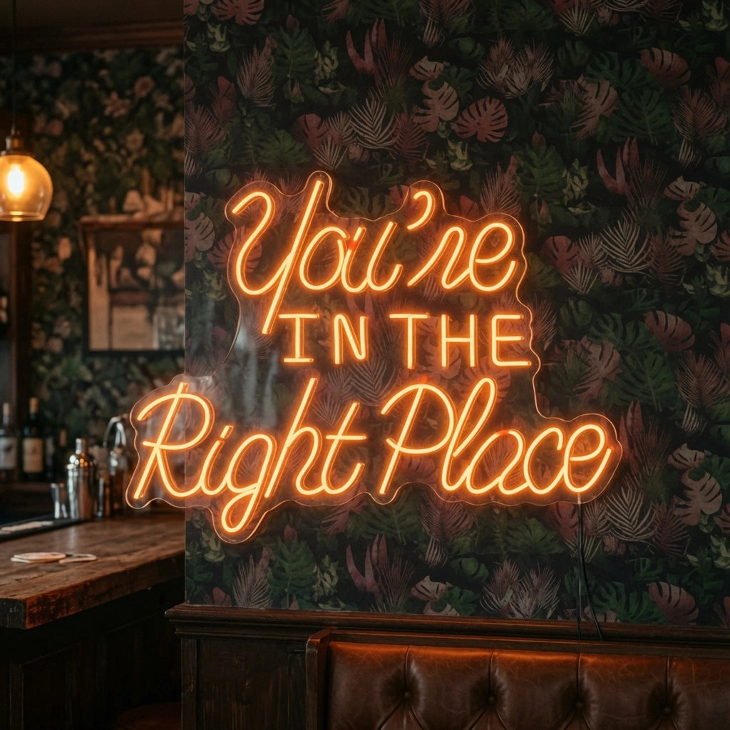 You Re Wall Decor LED Neon Sign - 03 Real Lifestyle Scene