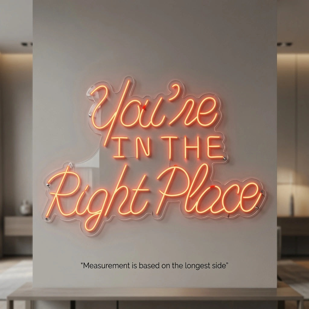 You Re Wall Decor LED Neon Sign - 04 Size Image