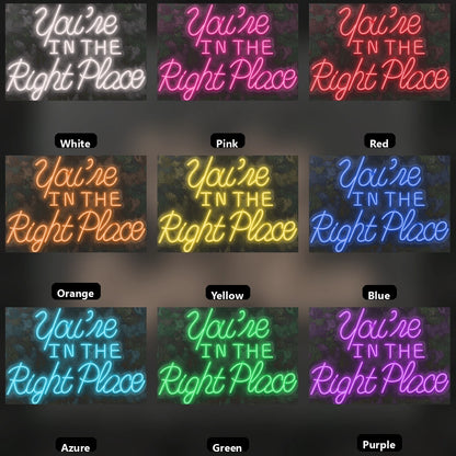 You Re Wall Decor LED Neon Sign - 05 Color Grid