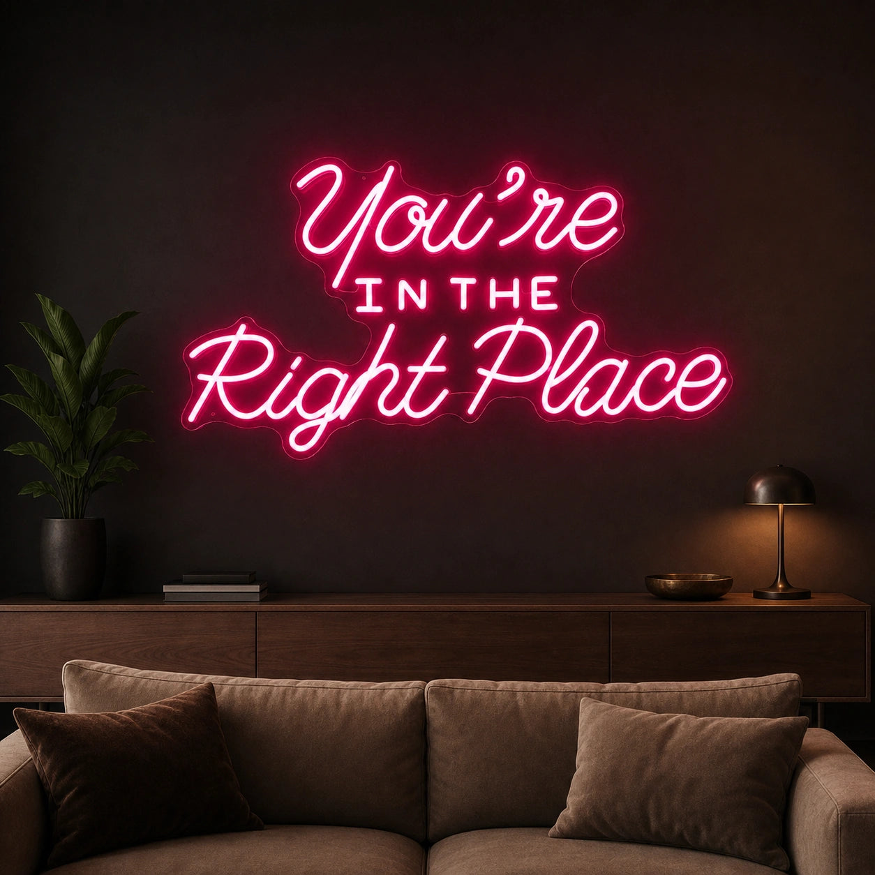 You Re Wall Decor LED Neon Sign Garage Man Cave Neon Sign size image
