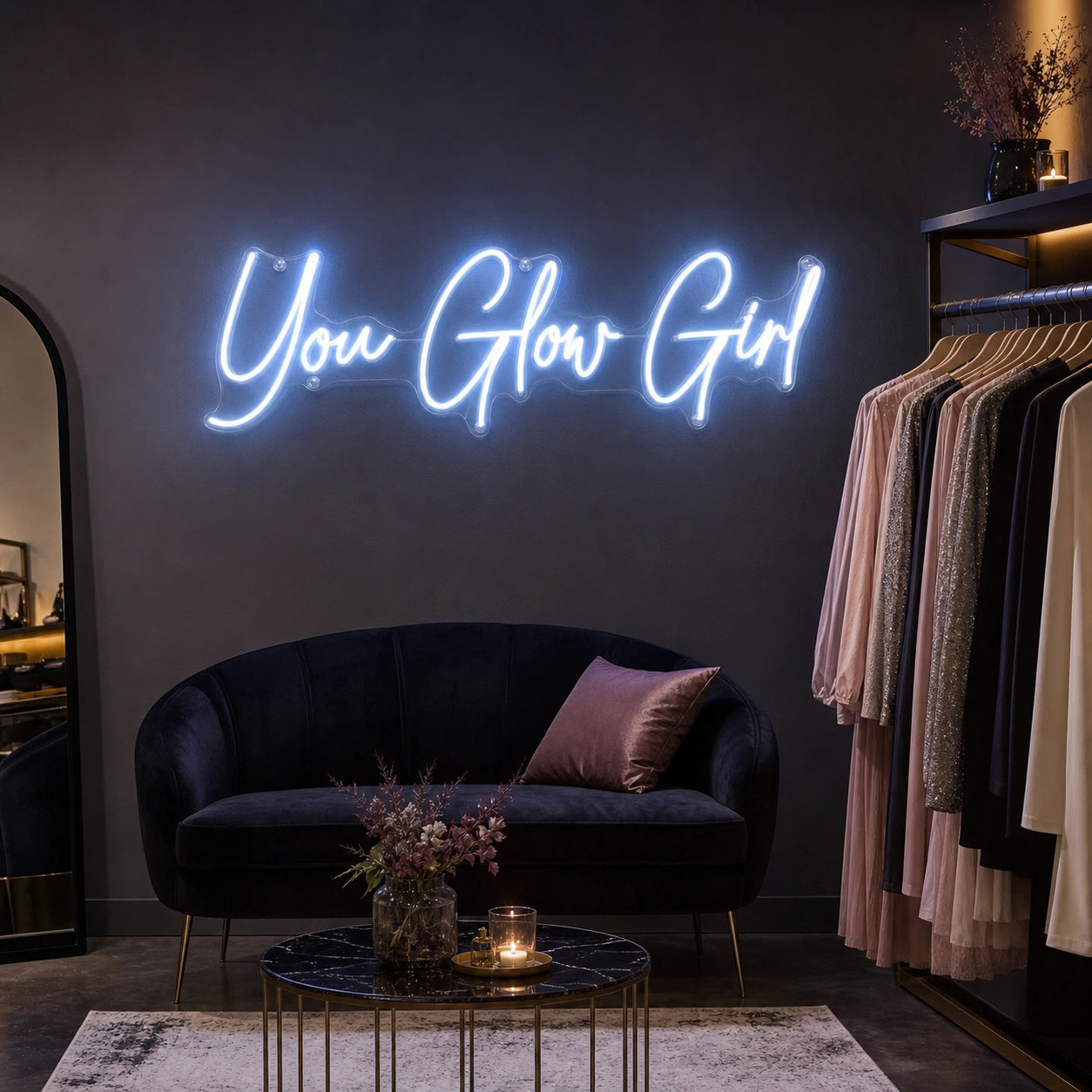 You Re Your Girl LED Neon Sign real lifestyle scene
