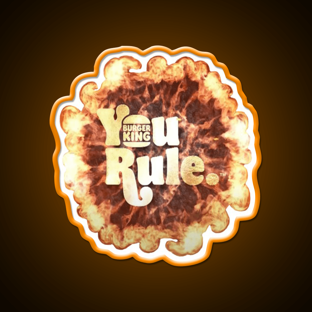 You Rule Fast Food Led Neon Sign For Burger Place Rgb Color - Shineneon