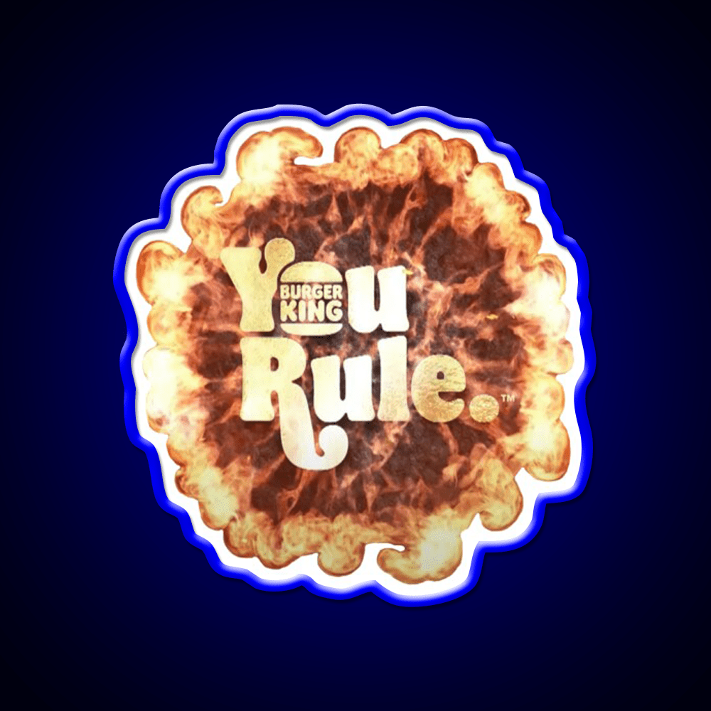 You Rule Fast Food Led Neon Sign For Burger Place Rgb Color - Shineneon