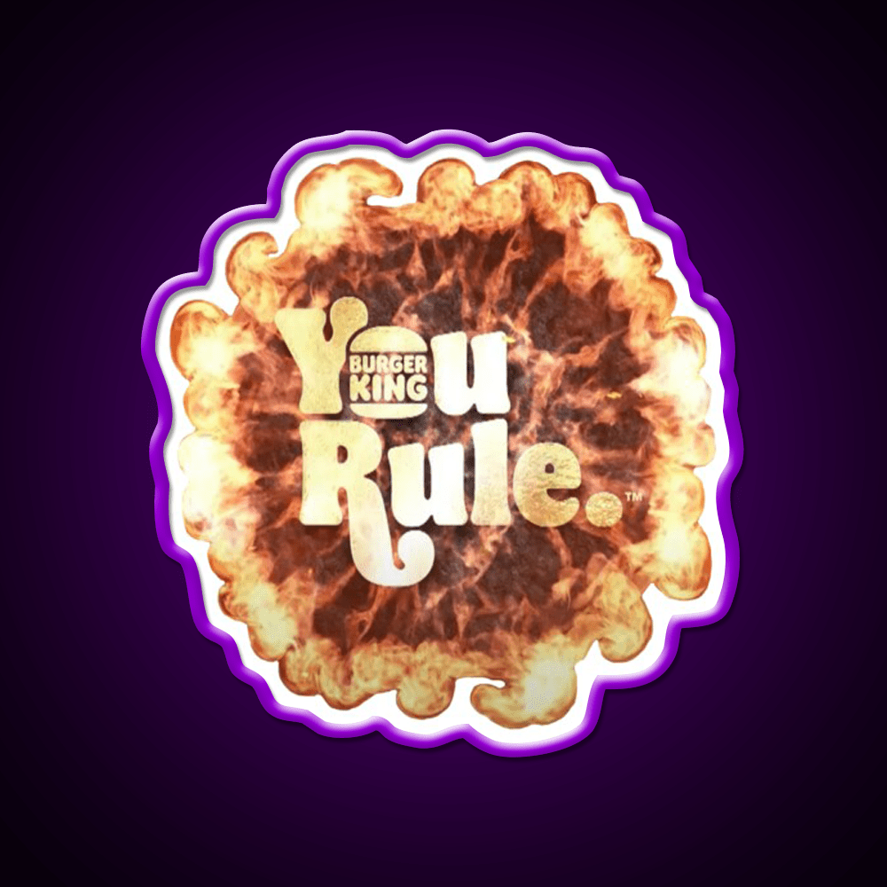 You Rule Fast Food Led Neon Sign For Burger Place Rgb Color - Shineneon