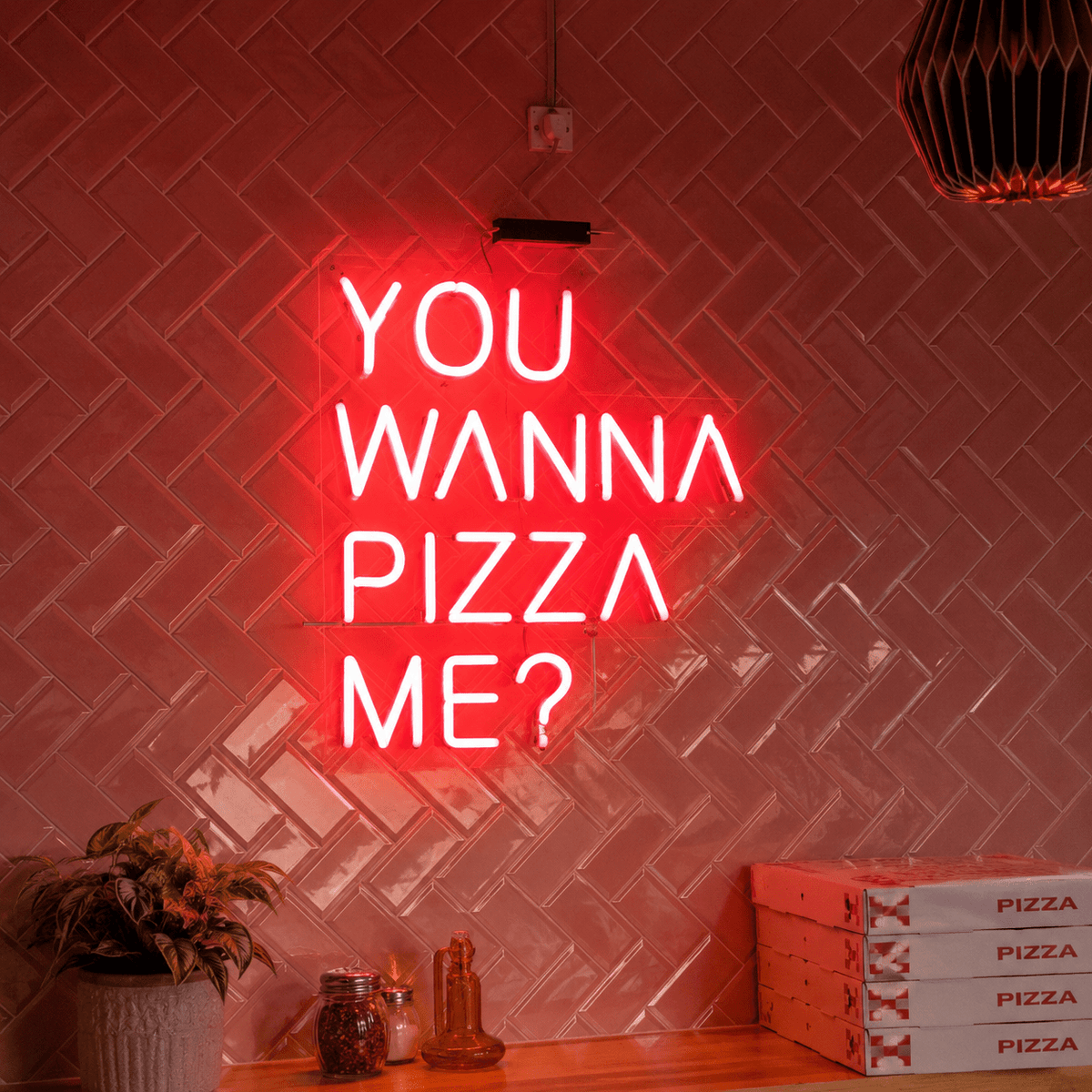You Wanna Pizza Me LED Neon Sign - Shineneon