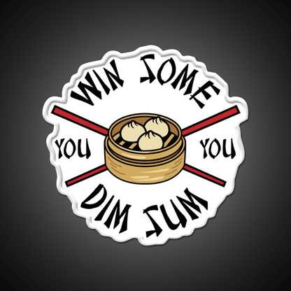 You Win Some You Dim Sum Funny Food Led Neon Sign Chinese Food Rgb Color - Shineneon