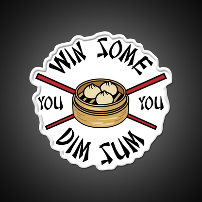 You Win Some You Dim Sum Funny Food Led Neon Sign Chinese Food Rgb Color