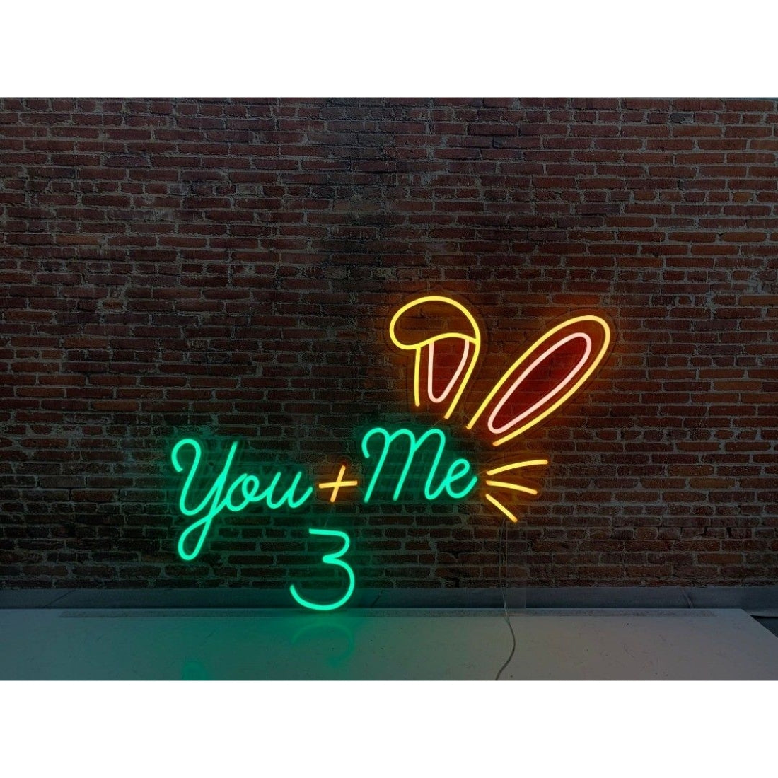 You+me 3rd Anniversary Led Sign Business Neon Sign