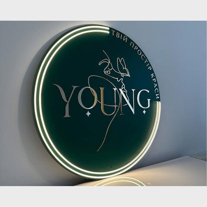 Young Studio Acrylic Business Logo Sign - Shineneon