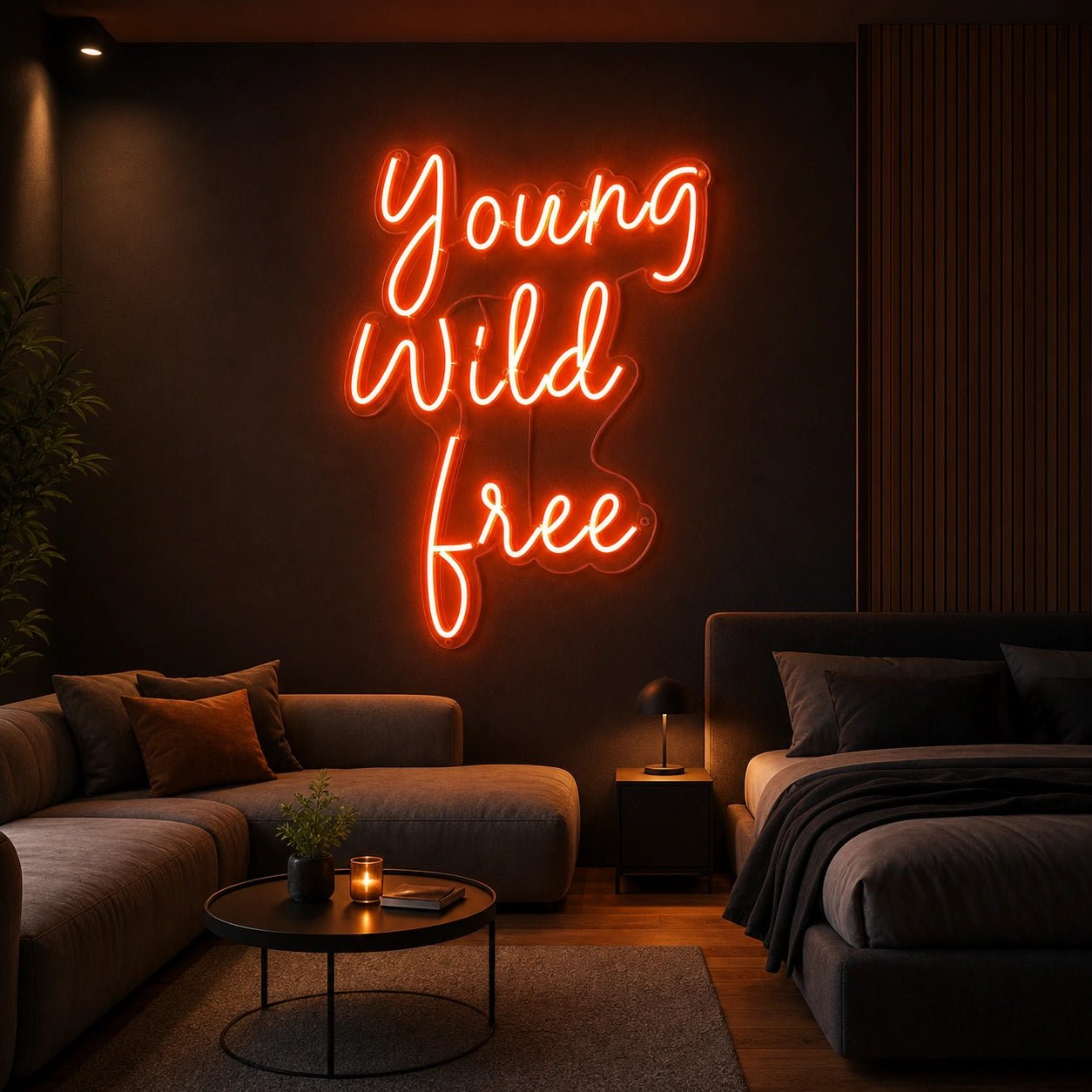 Young Wild Free LED Neon Sign - Shineneon