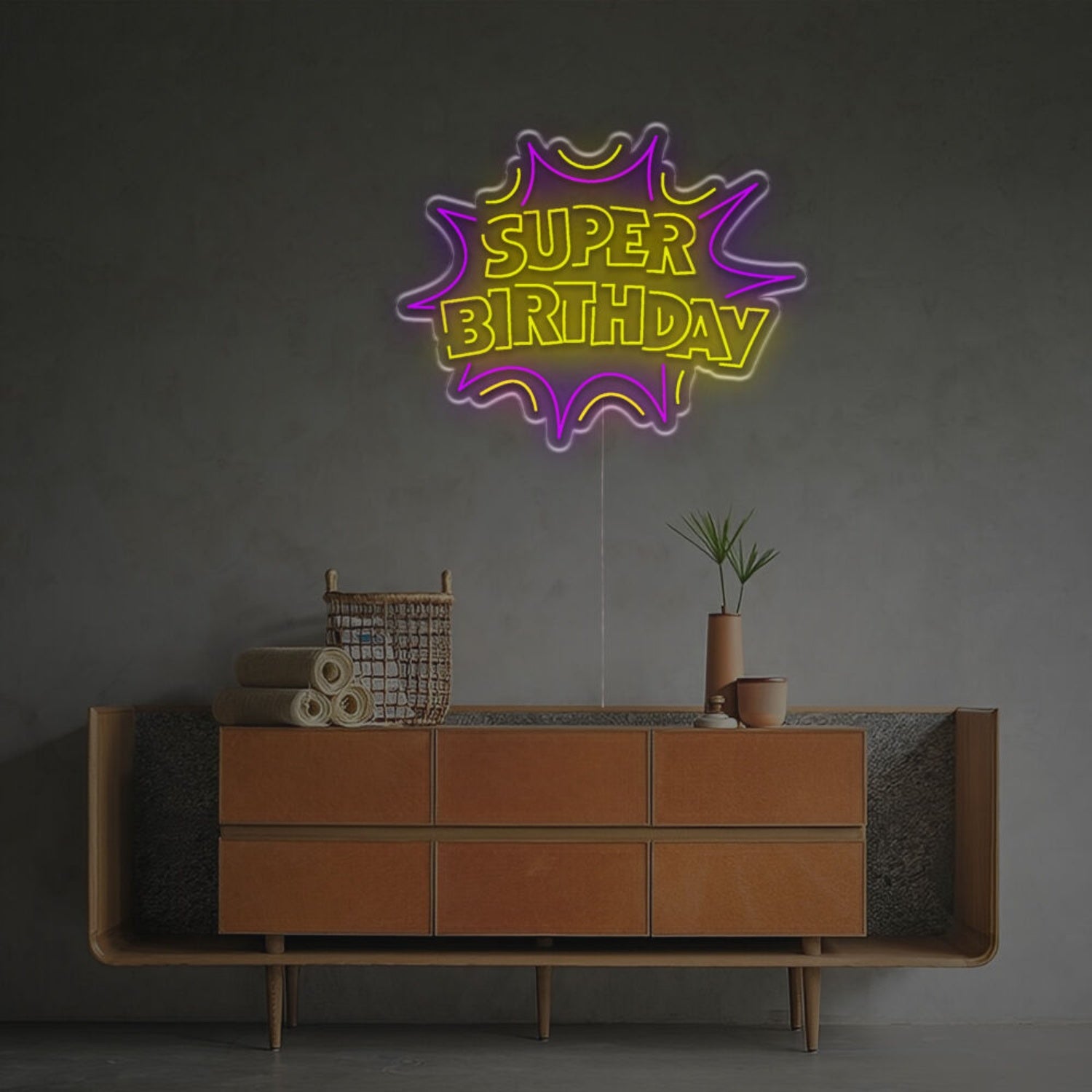 Your Celebrations Super Birthday Led Neon Sign | Shineneon