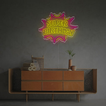Your Celebrations Super Birthday Led Neon Sign | Shineneon
