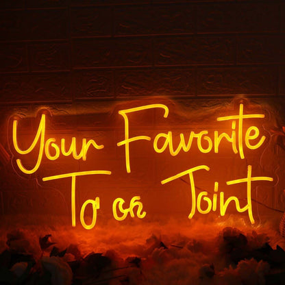 Your Favorite Taco Joint Orange Neon Sign For Mexican Restaurants | Shineneon