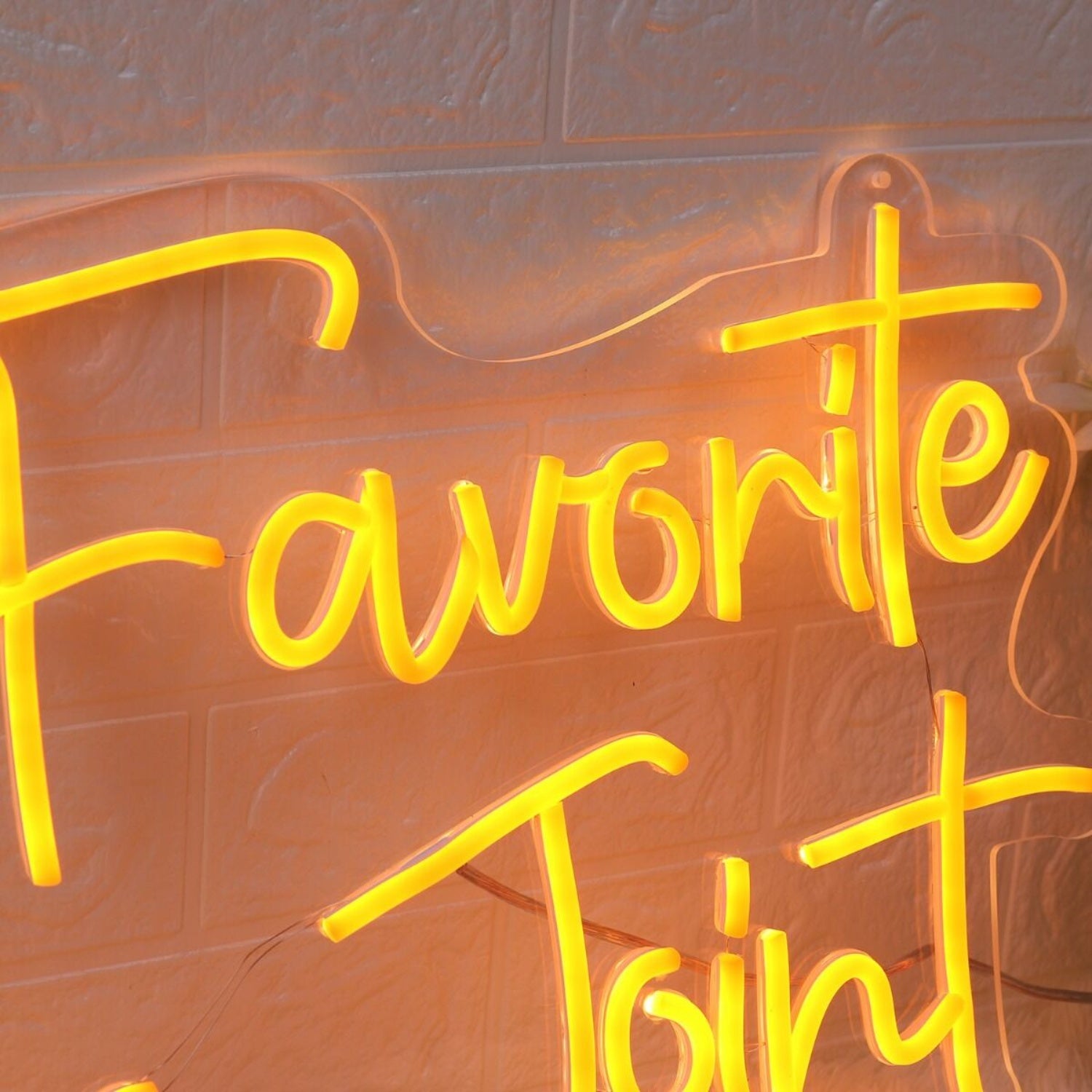 Your Favorite Taco Joint Orange Neon Sign For Mexican Restaurants | Shineneon