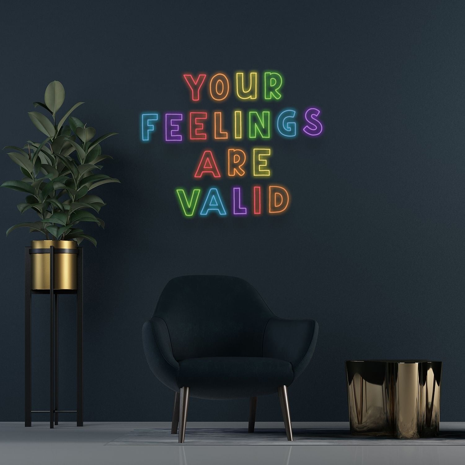 Your Feelings Are Valid Led Neon Signs Wall Art | Shineneon