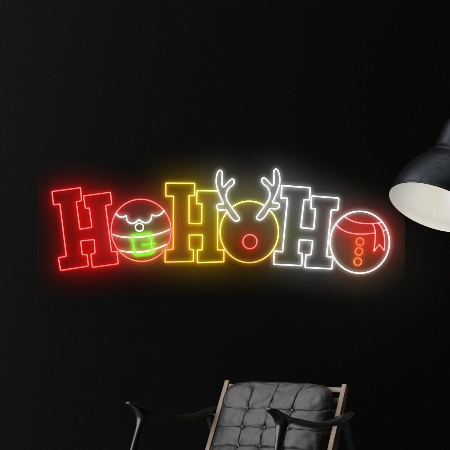 Your Festive Season Christmas Quote Led Light Deco Santa Claus | Shineneon