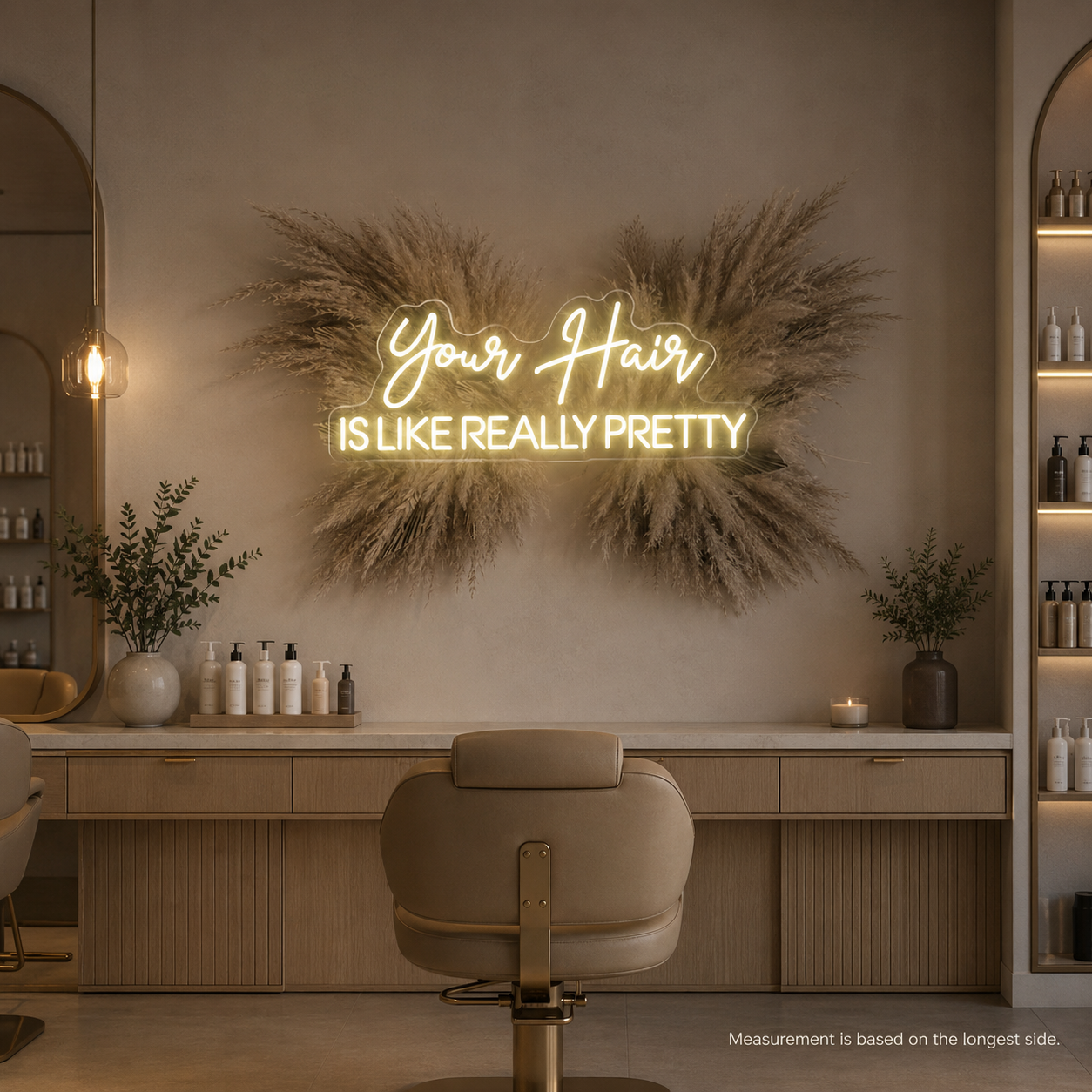 Your Hair Is Like Really Pretty LED Neon Sign Wall Neon Sign - 04 Size Image