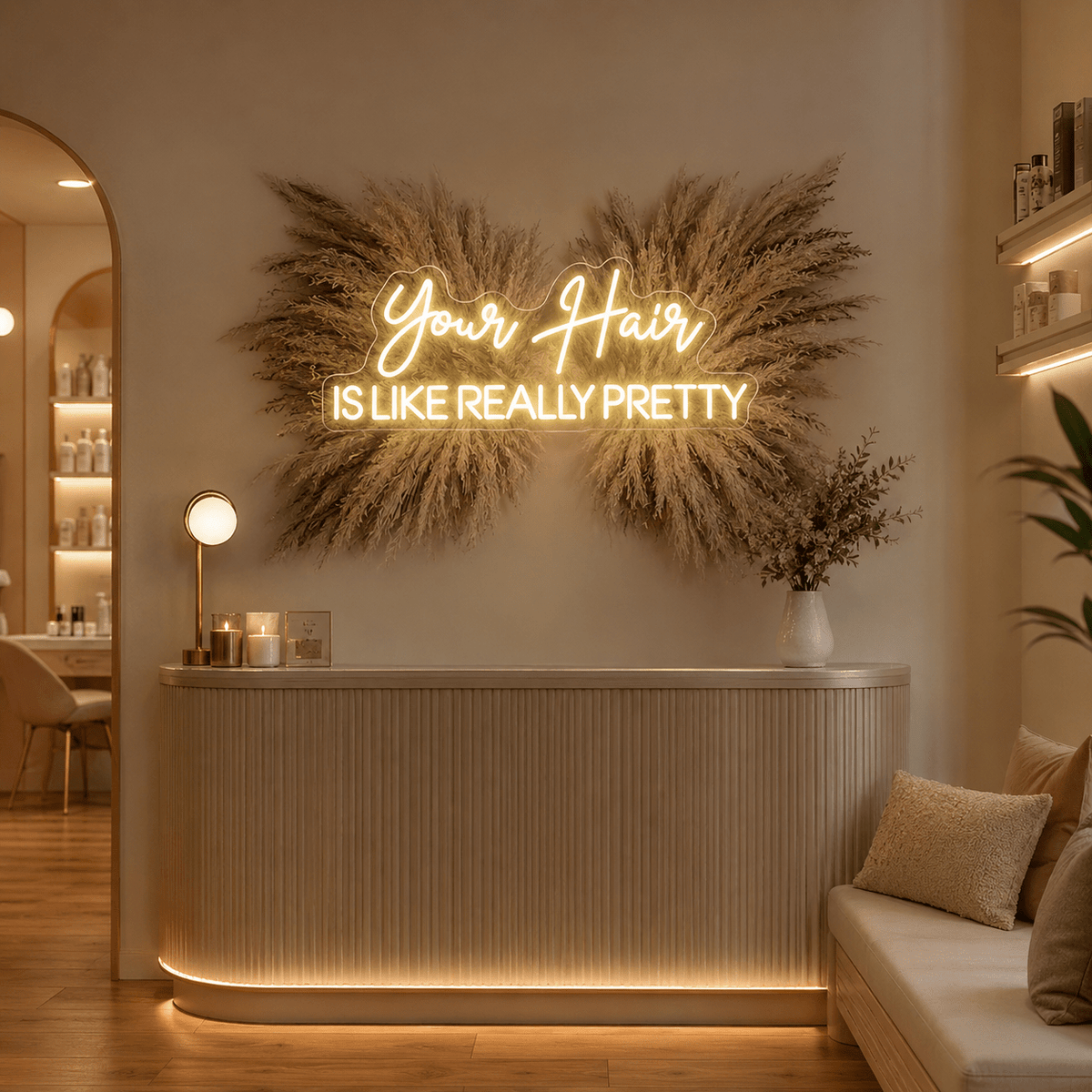 Your Hair Is Like Really Pretty LED Neon Sign Wall Neon Sign - Shineneon