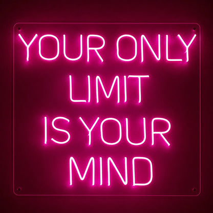 Your Only Limit Is Mind Room Decor LED Neon Sign main product image