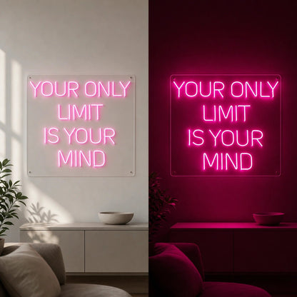 Your Only Limit Is Mind Room Decor LED Neon Sign - Shineneon