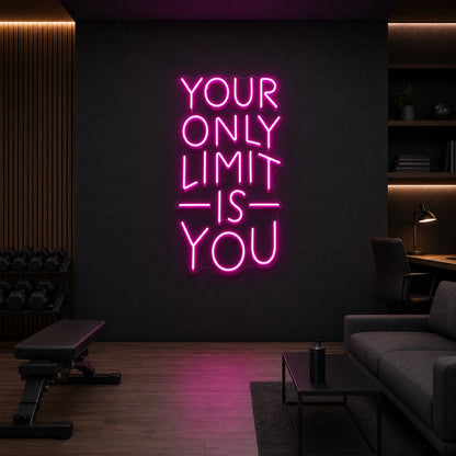 Your Only Limit Is You LED Neon Sign size image