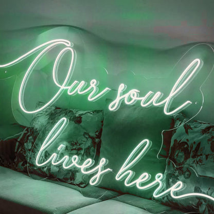 Your Soul Lives Here Led Neon Sign | Shineneon