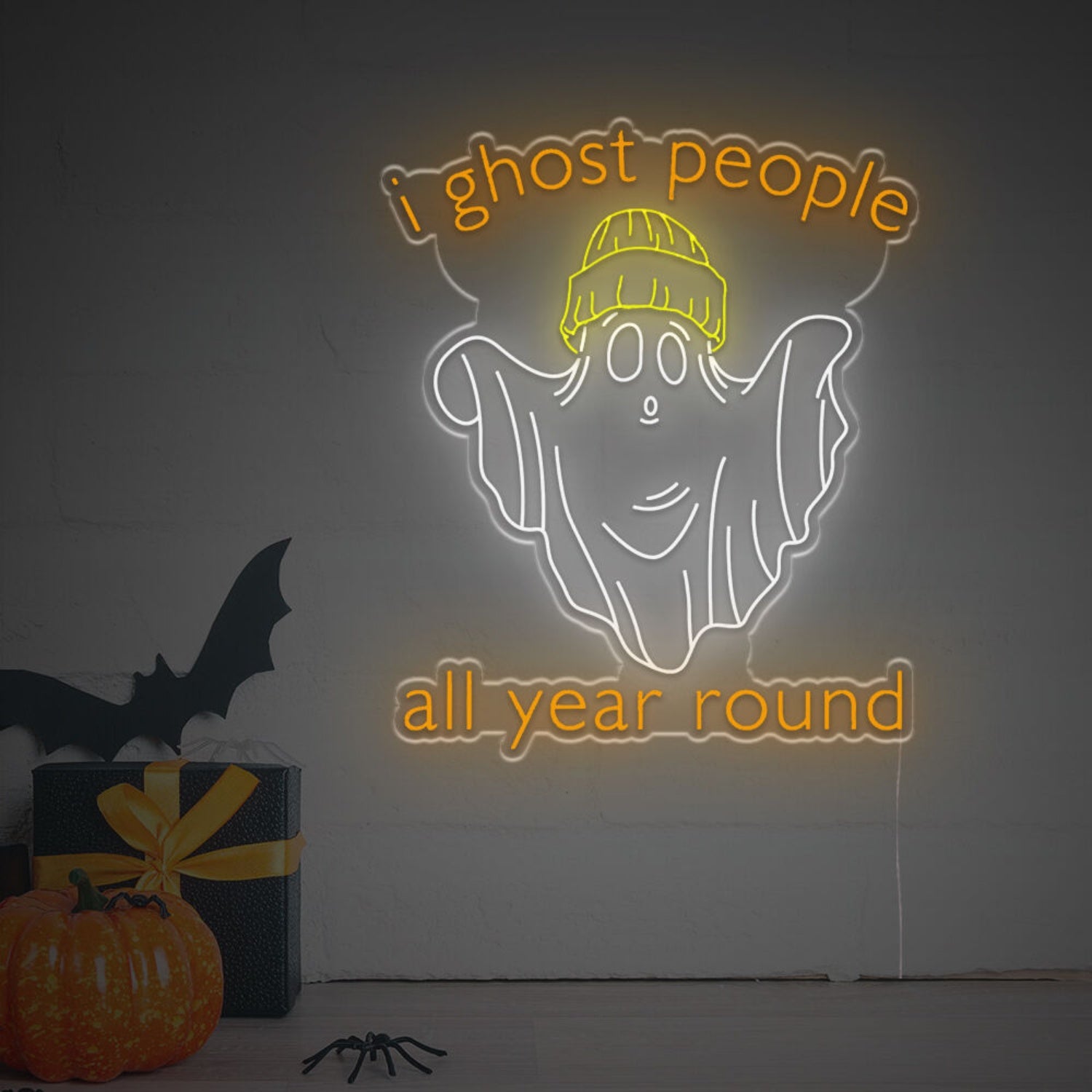 Your Space I Ghost People All Year Round Led Neon Sign | Shineneon