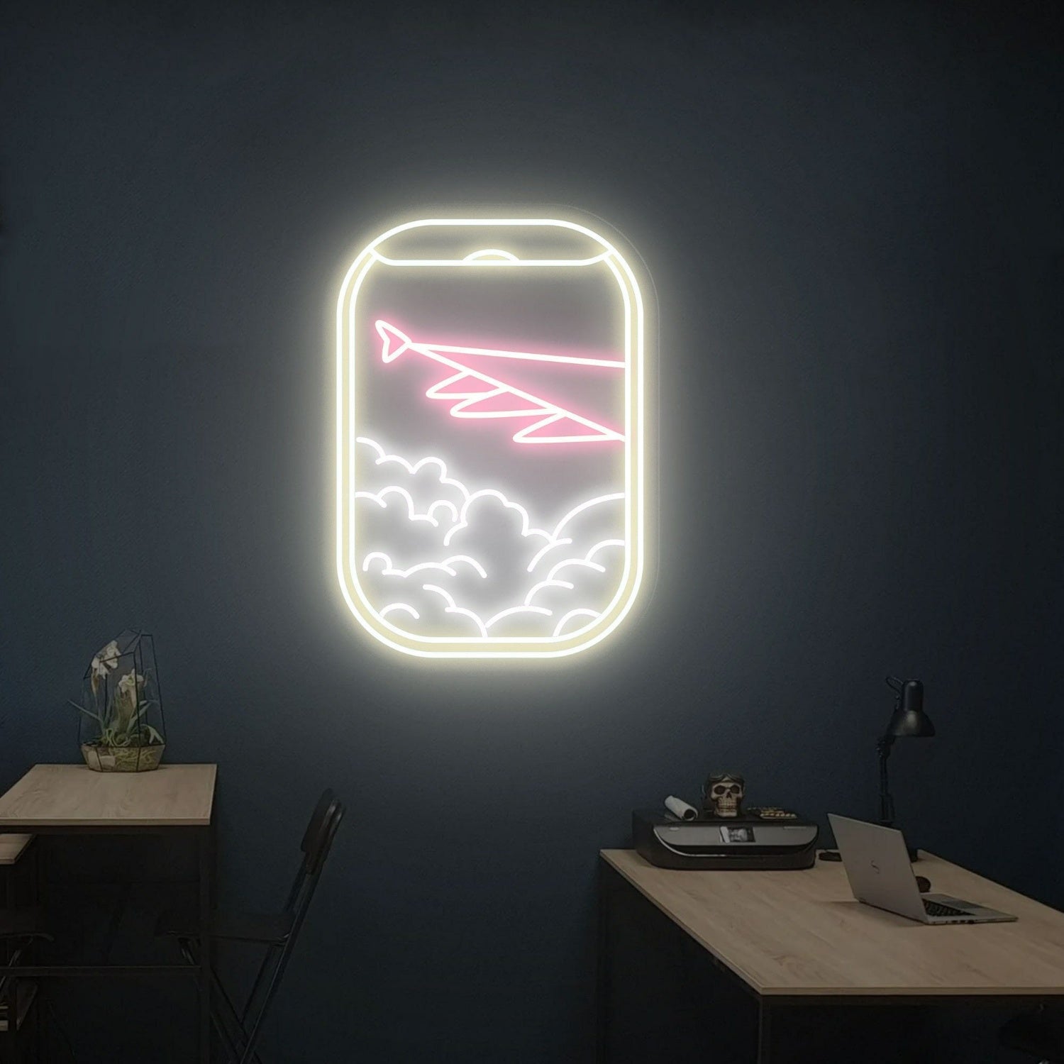 Your Space Plane Window View Neon Sign For Home | Shineneon